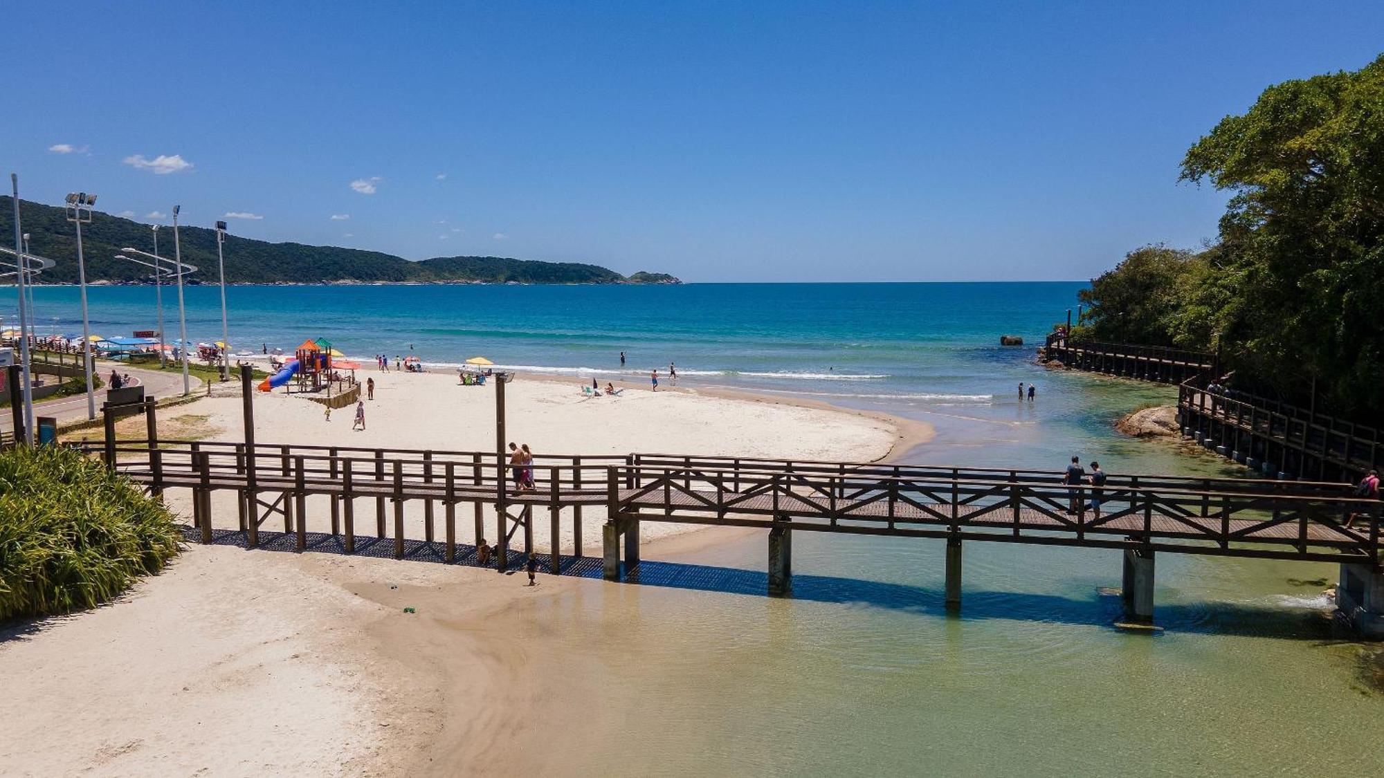 Apartmán Apto Praia De Mariscal E Canto Grande Bombinhas Sc - Canela Flats 02 Exteriér fotografie